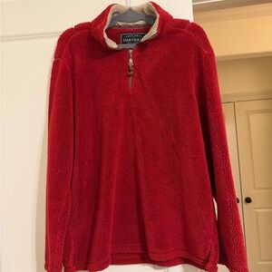 True Grit Red Fleece Pullover